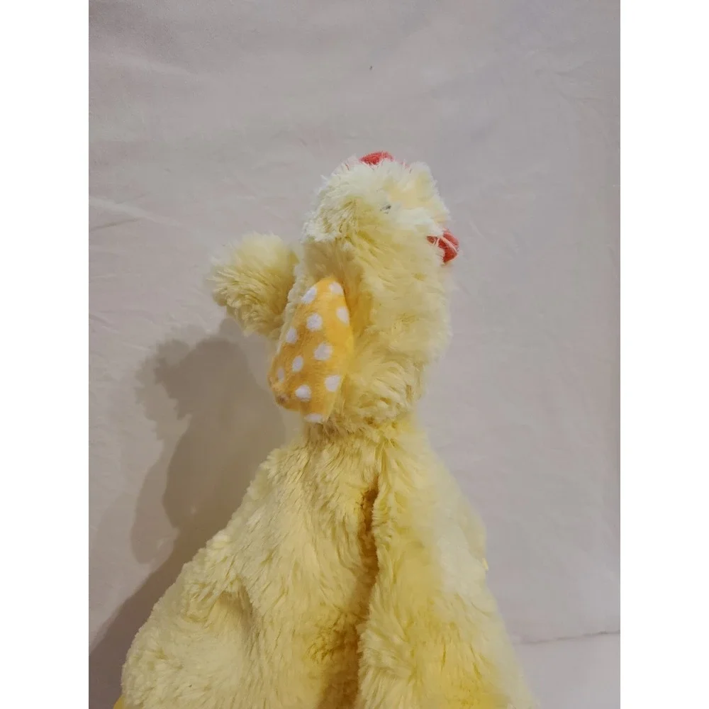 Cloud Island Baby Chick  Lovey Chicken Satin‎ Trim Embroidered Eyes Yellow 13